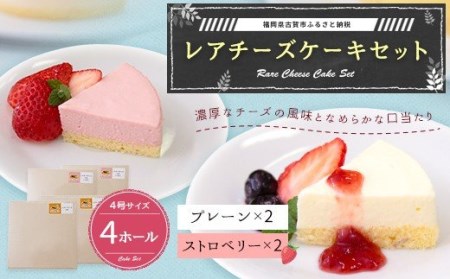 レアチーズケーキセット プレーン 2 ストロベリー2 江口製菓 株 福岡県古賀市 ふるさと納税サイト ふるなび