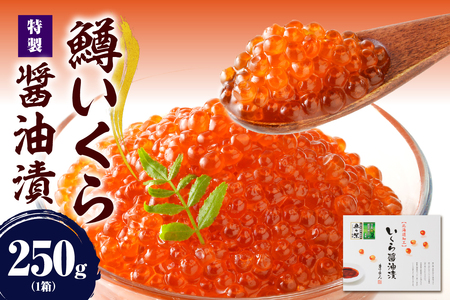 【2026年2月上旬以降発送】えりも【マルデン特製】鱒いくら醤油漬250g【er002-110】マス イクラ 醤油漬け 鱒卵 魚介 海鮮 海産物 人気