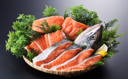 北海道産新巻鮭姿切身約2.4~2.7kg