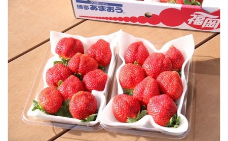 【2026年1月より順次発送】甘いイチゴの王様「あまおう」　約280g×2P　計560g★青谷ふぁーむ[F4274]