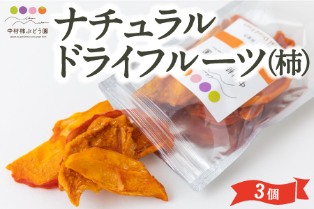 P630-02 中村柿ぶどう園 ナチュラルドライフルーツ (柿)3個