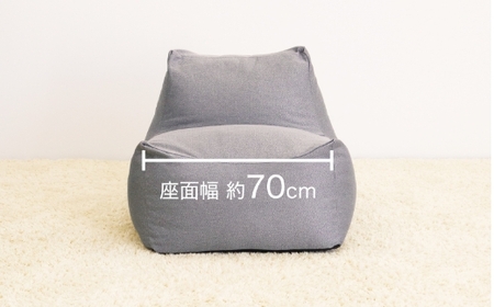 【14日営業日以内発送】九州イノアック コロッと丸くてボリューミー『COLOBON－コロボン－』(グレー) 座椅子 椅子 いす チェア ウレタン 家具 インテリア 九州 福岡県 うきは市