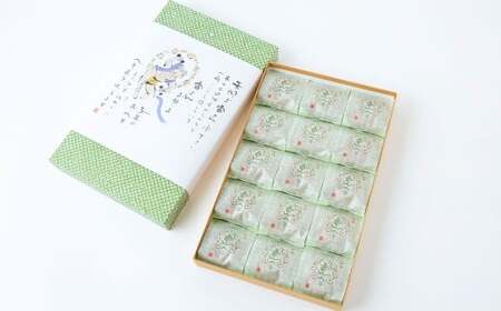 あけぼの河童菓庵 名物雷さんのへそ 15個 (小豆こし餡) 和菓子 お菓子 モナカ 最中 こし餡 常温 福岡県 うきは市
