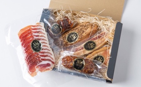 無添加スモーク＆熟成ハムセット ／ 熟成 サルチチョン サラミ チョリソ 生ハム スライス スモークポーク ハム スモークチキン スモークベーコン おつまみ