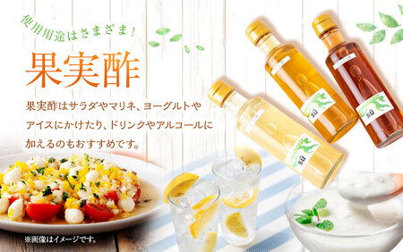 酢造発酵場スーの果実酢3種セット (各200ml入) フルーツビネガー 果実酢 フルーツ酢 お酢 酢 ビネガー もも酢 なし酢 きょほう酢 調味料 詰め合わせ セット 福岡県 うきは市
