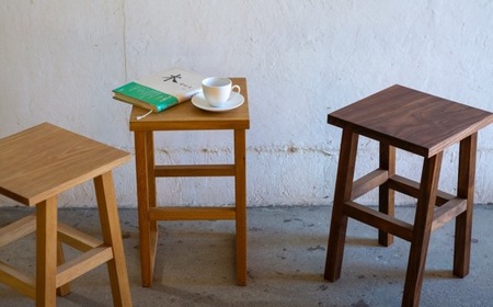 P742-03 Design Labo i 木製コーヒーテーブル (オーク)