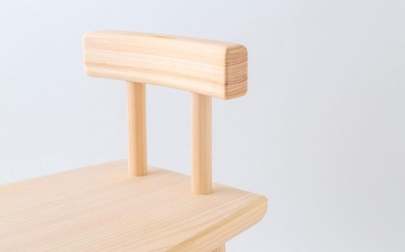 P744-01 Design Labo i 木製マッチな椅子 (赤)