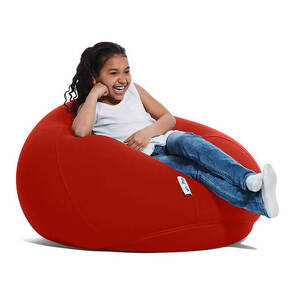 M535-14 ビーズクッション Yogibo Drop(ヨギボー ドロップ) レッド クッション 椅子 ビーズソファ ソファ ビーズクッション ローソファ インテリア 家具 送料無料