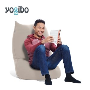 yoogibo グレー ビーズクッション 公式】Cushion（ビーズクッション