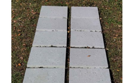 M464-4 内外装壁材スラックストーン299mm×299mm モカクリームライト調3枚（敷石・踏石・床材・壁材・塀材）〈スラクトリー〉