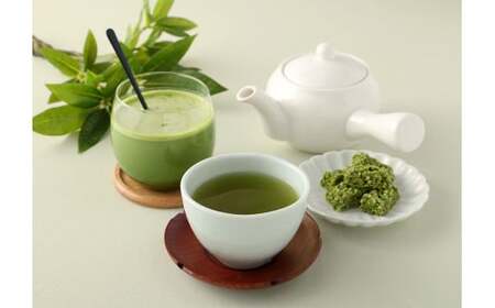 中山吉祥園こだわりの八女茶3種セット【玉露・抹茶オーレ・抹茶クランチ】 八女茶 緑茶 お茶 茶 ティーバッグ 抹茶 お菓子 セット