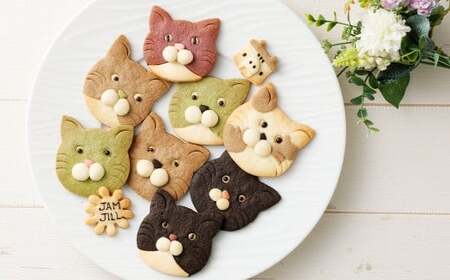 【詰め合わせ】【ギフト】JAM JILL SWEETS ねこクッキーセット(6枚入り) 詰め合わせ スイーツ 洋菓子 ネコ ねこ ギフト プレゼント 手作り クッキー セット お菓子 菓子 6枚