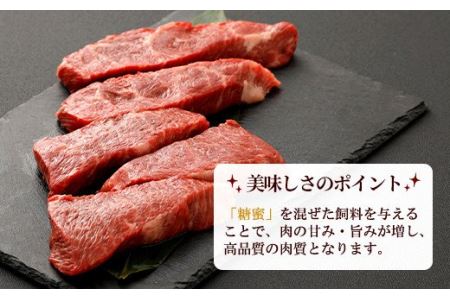 嘉穂牛 赤身 ステーキ 約400g 牛肉