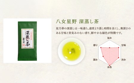訳あり品 八女星野茶 深蒸し茶 1,100g（100g×11袋） 緑茶 お茶 | 福岡