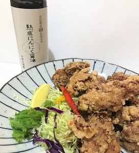 頑張ろう朝倉！【朝倉産】熟成にんにく醤油セット