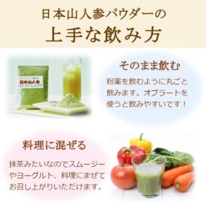 ★希少★日本山人参パウダー40g×3袋 飲料類 お茶 野菜/人参