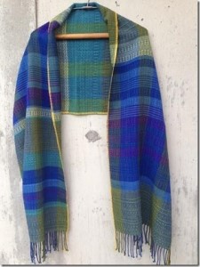 ストール 「ito to iro」手染め 手織り仕上 メリノウール100% ストール【5】 ファッション小物 おしゃれ ギフト プレゼント 天然素材 春先 お花見