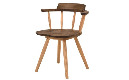 ナガノインテリア ダイニング チェア 『REAL』 DC341-0W 人間工学に基づいた設計 家具 椅子 疲れにくい 食卓 家族 