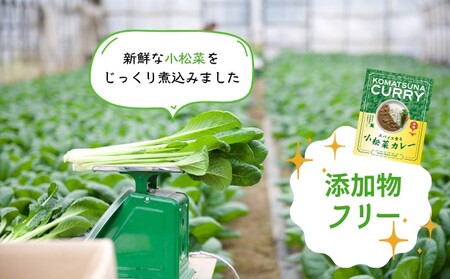 小松菜カレー 4個 加工食品 惣菜 レトルト