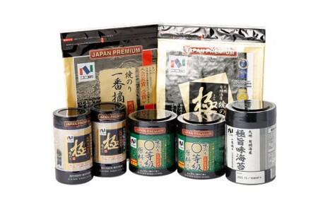 A24 ニコニコのり 味付け海苔・焼き海苔セット 5種 計340枚