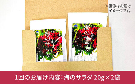 【全6回定期便】糸島の乾物 海藻 いとしま 海 の サラダ 2袋 糸島市 / 山下商店【いとしまごころ】 [ANA031]