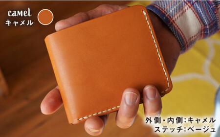 手縫いの本革製品】ショート ウォレット 財布 本革《糸島