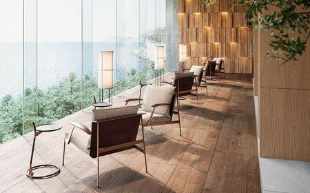 【Ritzwell】GQ SIDE TABLE　フレーム革巻きタイプ [AYG063]