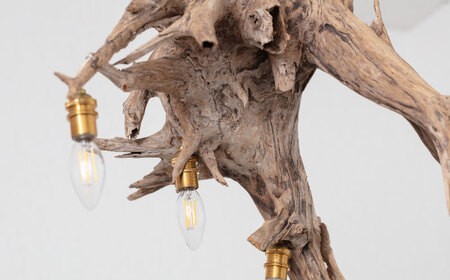 ウッドシャンデリア ROOTS Chandelier シャンデリア 糸島市 / WOOD'ARBRE(ウッドラヴル