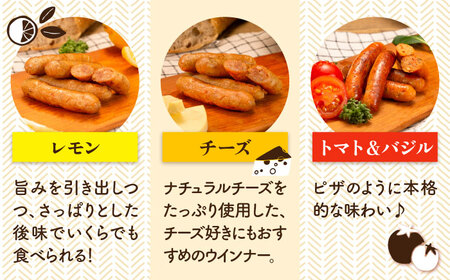 生ウインナー 40本(5本×8種) ＋ ビーフジャーキー 糸島市 / 志摩スモークハウス [AOA041]