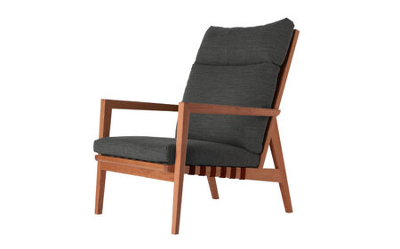 【Ritzwell】BLAVA HIGH-BACK EASY CHAIR　-ブラックチェリー材- 椅子 スツール[AYG044]