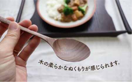 木のぬくもりで夕食を】ディナースプーン5本セット【家具工房 橙