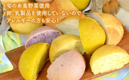 身体がよろこぶ プチ パン セット (卵 / 乳製品 不使用)《糸島》【天然パン工房楽楽】 【いとしまごころ】[AVC008] パン パンセット パンおすすめ