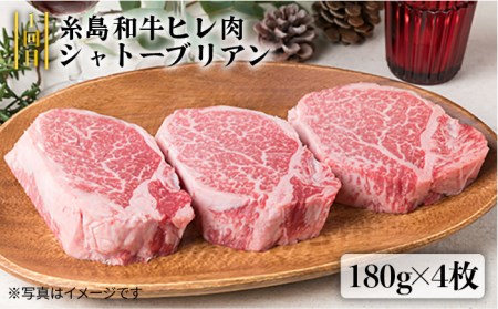 美味しさ 満載！贅沢お 肉 セットの定期便 全5回 （月1回） 4人 家族用 【福岡 糸島産 牛肉 豚肉 鶏肉 ステーキ しゃぶしゃぶ すき焼き ヒレ シャトーブリアン ロース】 《糸島》 【糸島ミートデリ工房】 [ACA083] 牛肉定期便 牛肉セット定期便 牛肉バラエティ定期便