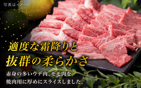 【焼肉用】 A4 ランク 糸島 黒毛和牛 焼き肉用 スライス 1kg 《糸島》 【糸島ミートデリ工房】 [ACA072]