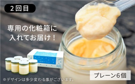 全3回]行列のできるプリンと塩！またいちの塩からの定期便 《糸島