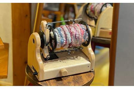 糸紡ぎ体験「紡ぎ場／Te・Te」 《糸島》[AOB019] 糸 糸紬 体験　ストール 手作り 手織り 手紡ぎ