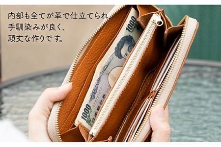 [Leo&aoi] 財布 本革 レディース 長財布 ラウンドファスナー サイフ