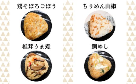 【白米】冷凍 おむすび 10個（10種×各1個）  セット 糸島市 / 糸島おむすび ふちがみ [ANL001]