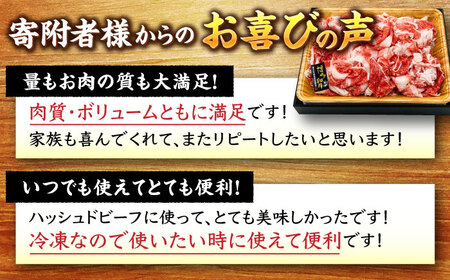 【12回定期便】博多和牛 牛肉 切り落とし 500g＜株式会社MEAT PLUS＞ 国産牛 切り落とし 定期便 [GBW030]
