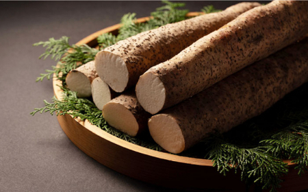 【選び抜いた「粘り」と「香り」】先行予約！ 自然薯 「九千部朱薯」600g~650g（2本）＜株式会社九千部＞那珂川市 自然薯[GAZ001]