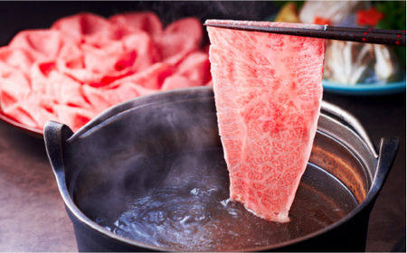 【年内発送】A4~A5等級 博多和牛 特選ロース 薄切り500g＜久田精肉店＞那珂川市 薄切り[GDE056]