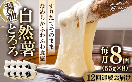 【全12回定期便】自然薯とろろ（醤油味）＜自然薯王国＞那珂川市 自然薯とろろ [GAH008]