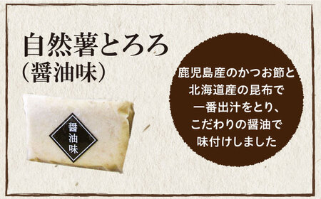 【全12回定期便】自然薯とろろ味くらべセット計9個（3種類×3個）＜自然薯王国＞那珂川市 自然薯とろろ [GAH014]