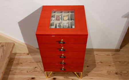 腕時計ケース ジュエル (趣味箱) 5段＜kisai-craft＞那珂川市 腕時計ケース 腕時計ケース [GFD001]