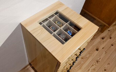 腕時計ケース ジュエル (趣味箱) 6段 ＜kisai-craft＞那珂川市 腕時計ケース 腕時計ケース [GFD002]