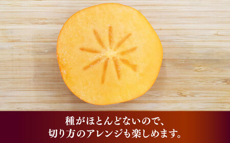 【2026年10月以降発送】柿 秋王 3玉 柿 人気 美味柿 種なし柿[GBX052]