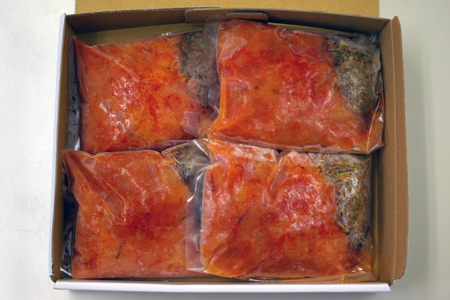 明太子 220g と 小切 昆布 30g 各4袋 筑前福岡 明太子 [um40azo710008]