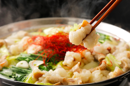 明太子 もつ鍋 訳あり セット 博多 醤油 牛もつ鍋 2人前 辛子明太子 切子 100g 1個 [木村食品 福岡県 宇美町 um40beg040055]