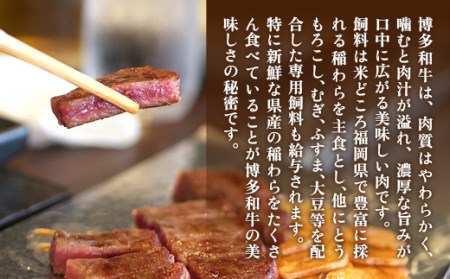 牛肉 ロースステーキ 博多和牛 特選 2～3枚 牛肉 [um40azo690001]