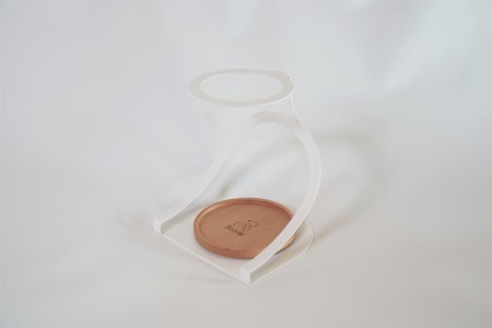 MISERU ドリッパースタンド ホワイト ガラスポット ガラスドリッパー セット [リョーユウ工業 福岡県 宇美町 um40azo920012]